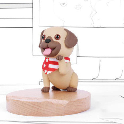 Cute Famous Dog Lazy Desktop Mobile Phone Holder-3