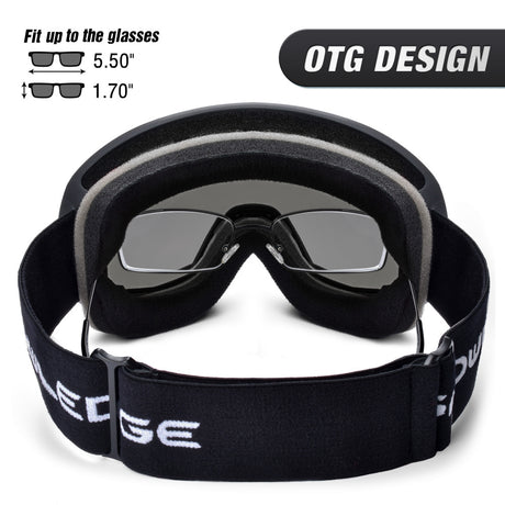 New Double-layer Anti-fog Ski Goggles Adult Mountaineering Card Myopia Ski Goggles