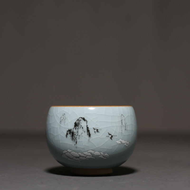 Ruyao Tianqing ceramic teacup