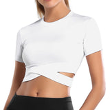 Sports Fitness Cropped Yoga Clothes T-shirt