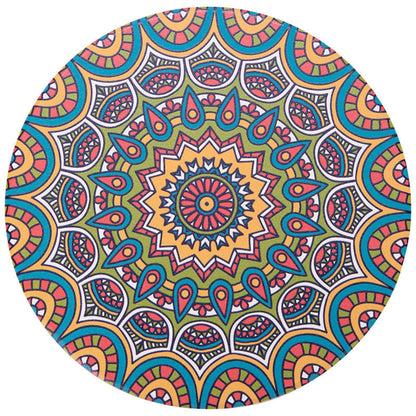 Mandala flower ceramic absorbent coaster