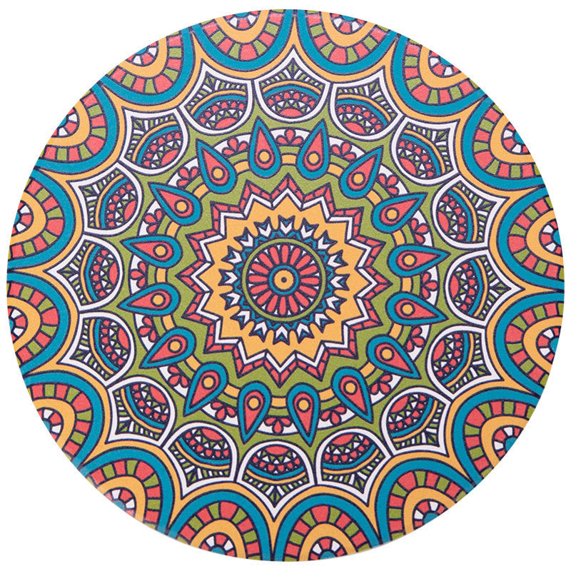 Mandala Blumenkeramik absorbierender Untersetzer