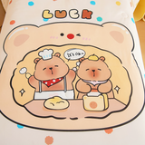 Cooling Cartoon Summer Quilt for Kids Ice Silk Blanket-3