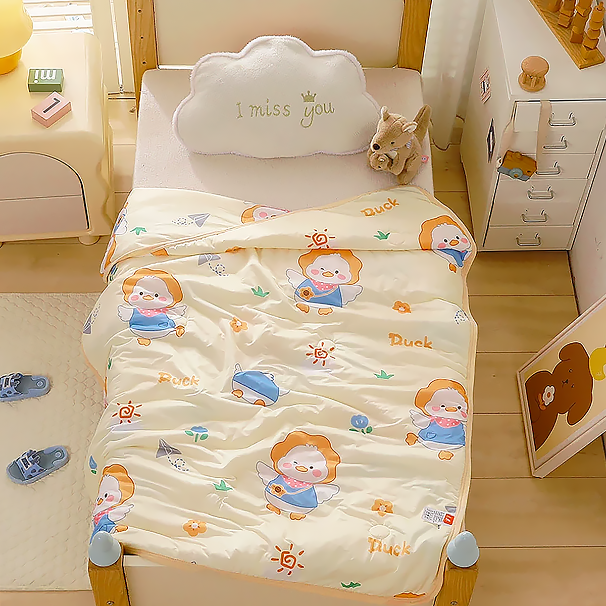Cooling Ice Silk Summer Blanket for Kids Air Conditioning Blanket-3