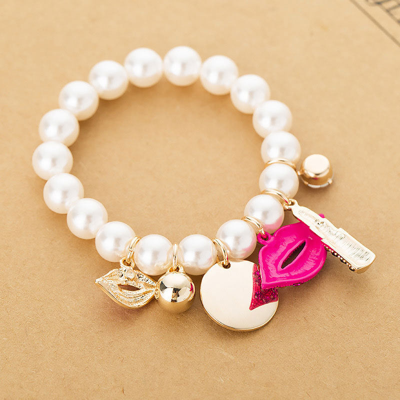 Lip Pearl Bracelet