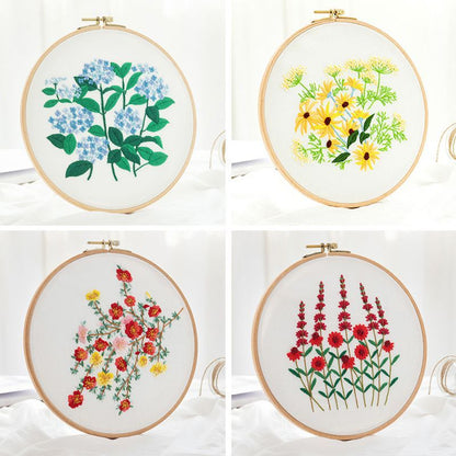 Three-dimensional Flower and Plant Handmade Embroidery Material Package-1