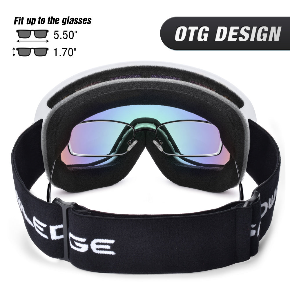 New Double-layer Anti-fog Ski Goggles Adult Mountaineering Card Myopia Ski Goggles