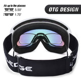 New Double-layer Anti-fog Ski Goggles Adult Mountaineering Card Myopia Ski Goggles