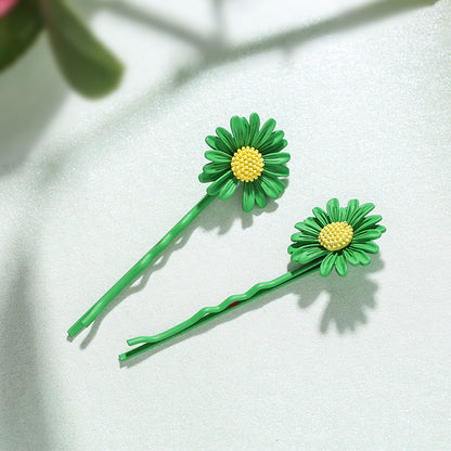 Sweet And Cute Little Daisy Hairpin Elegant And Simple