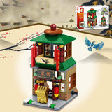 Chinatown Serie Chinese Street View Architektur Kinder Puzzle Bausteine ​​Spielzeug Spielzeug