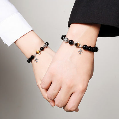 Obsidian Couple Bracelet