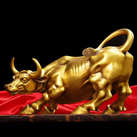 Kaiyun Copper Lucky Copper Bull Decoration Office Handwerk
