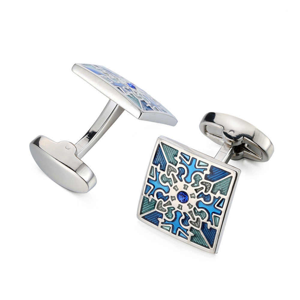 Men's Metal French Suit Cufflinks Silver Men's Business Cufflinks Wedding Cufflinks