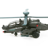 Apache Gunship Model Alloy Military AH-64D Aircraft