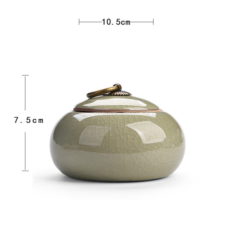 Airtight Tin Tea Box Tea Storage 