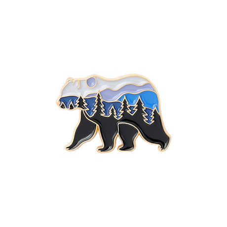 Cartoon Animal Brosche niedliche Persönlichkeitsmedaille Accessoire