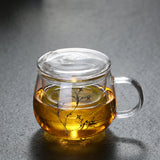 Verdickte Glas Tee Tasse Haushaltsblume Tee Tasse