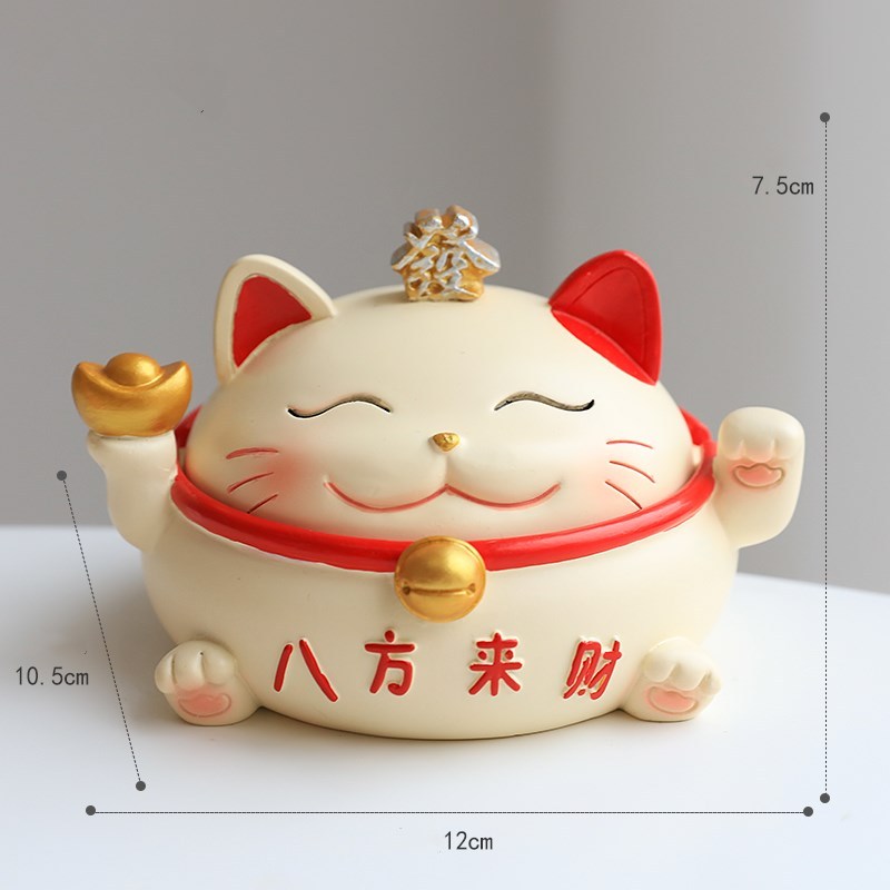 Creative Lucky Cat Ashtray Personality Trend Household