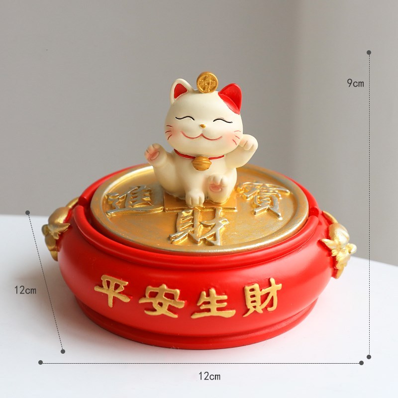 Creative Lucky Cat Ashtray Personality Trend Household