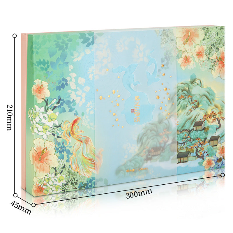 Student Gift Summer Palace Handbuch Schreibwaren Set Geschenkbox