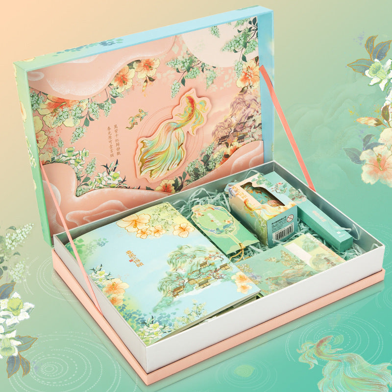 Student Gift Summer Palace Handbuch Schreibwaren Set Geschenkbox