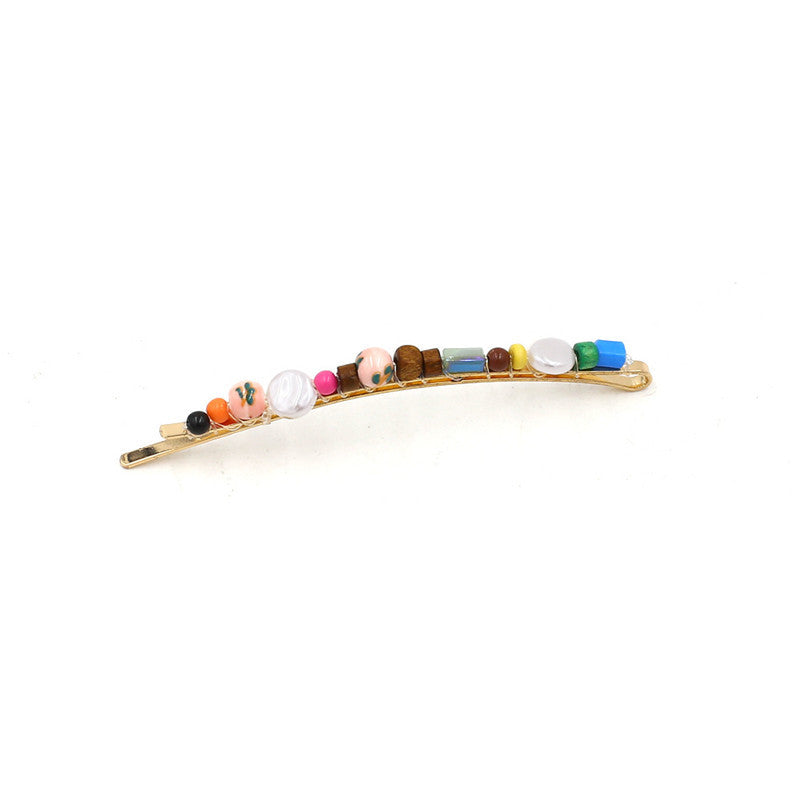 Color Wood Handmade Ethnic Hairpin Set