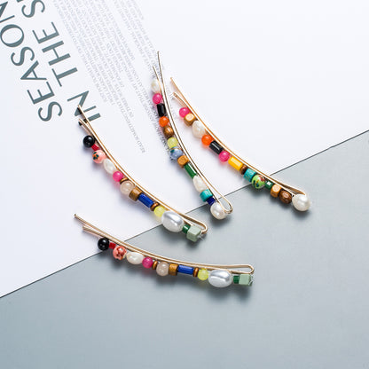 Color Wood Handmade Ethnic Hairpin Set