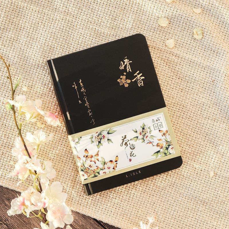 Famous Flowers Series Full Color Pages Illustrated Notebook-5