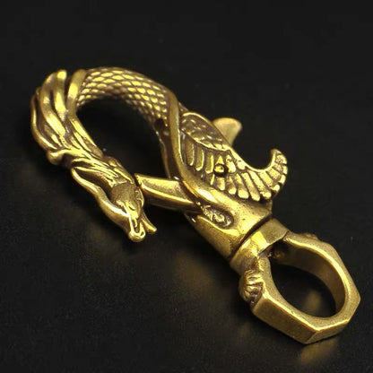 Chinese Style Copper Decoration Pure Copper Faucet Keychain