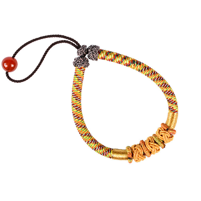 Dragon Boat Festival Colorful Rope Chinese Knot Hand Rope Braided Bracelet Women