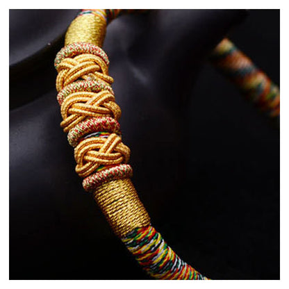 Dragon Boat Festival Colorful Rope Chinese Knot Hand Rope Braided Bracelet Women