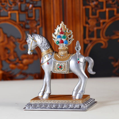 Xiangbao auspicious resin painting technology Buddha front ornaments home ornaments for Buddhist hall supplies retro nostalgic ornaments