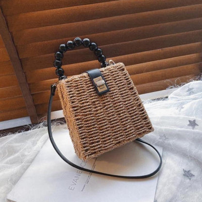 Popular New Fashion Woven Hand-Held Western Style One-Shoulder Diagonal Bag