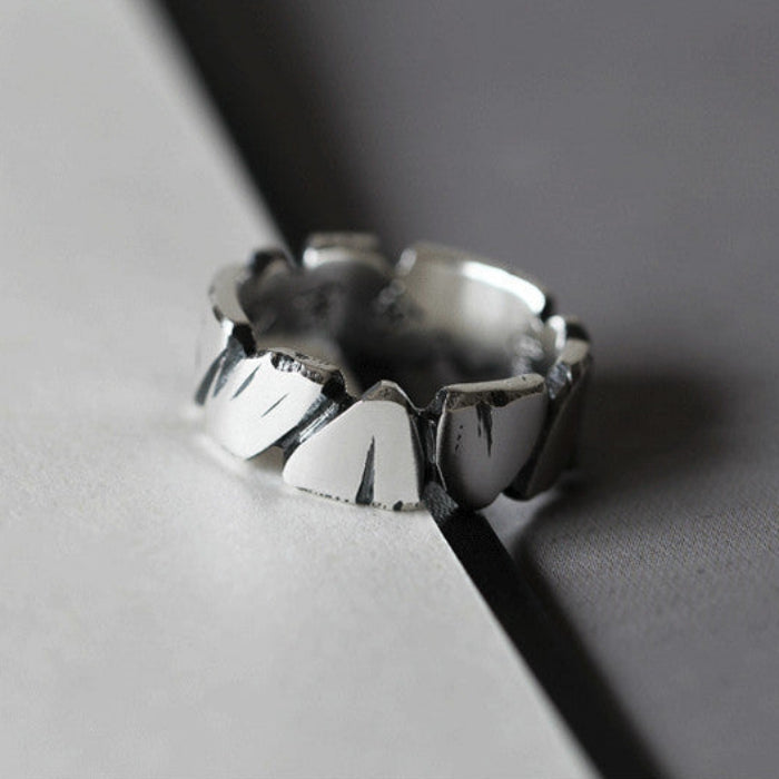 Personality Female Sea Dry Stone Couple Ring