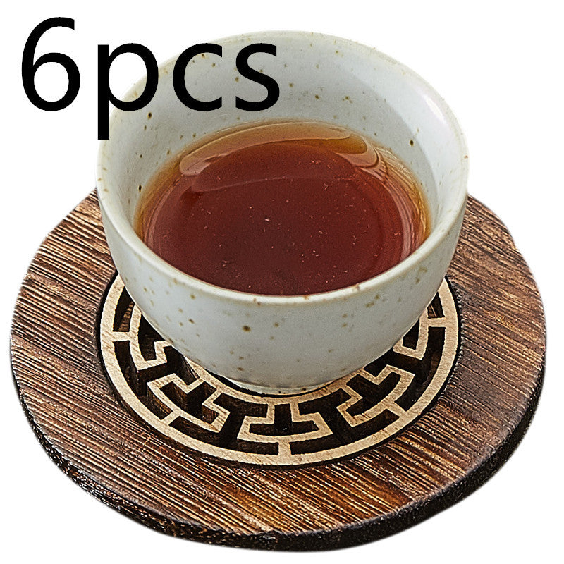 Wooden Coasters Desk Heat-resistant High-quality Carved Coaster