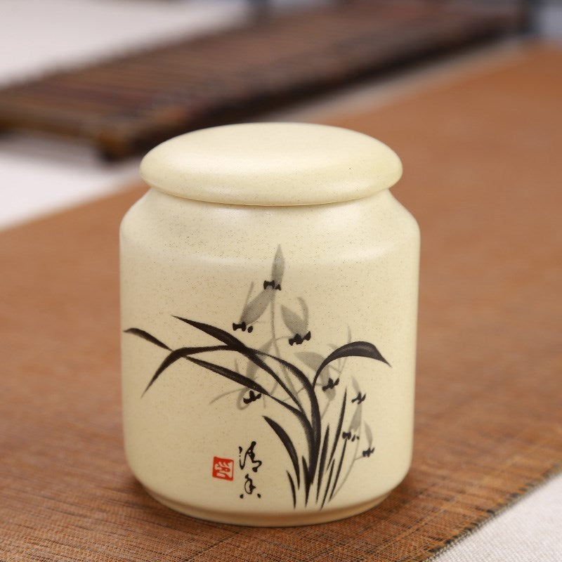 Ceramic Tea Caddy Kung Fu Tea Ceramics Tea Can Tea Room Teaware Accessories