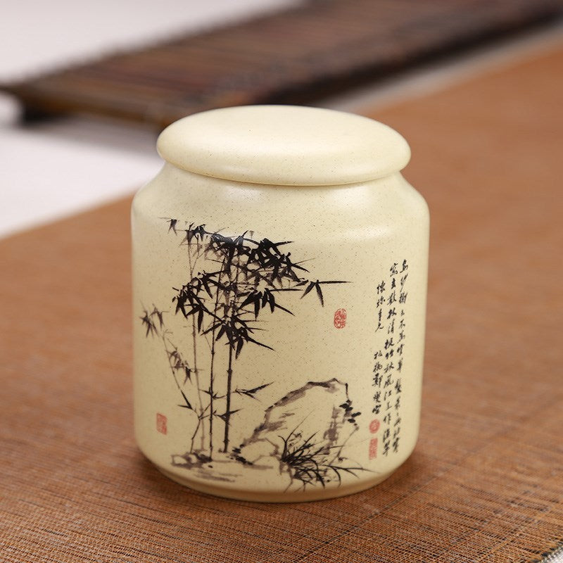 Ceramic Tea Caddy Kung Fu Tea Ceramics Tea Can Tea Room Teaware Accessories