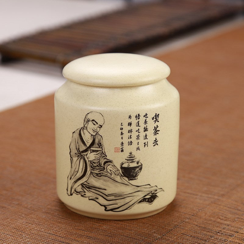 Ceramic Tea Caddy Kung Fu Tea Ceramics Tea Can Tea Room Teaware Accessories