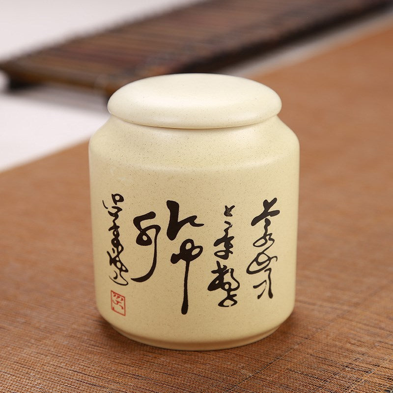 Ceramic Tea Caddy Kung Fu Tea Ceramics Tea Can Tea Room Teaware Accessories