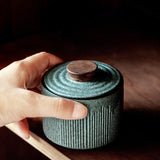 Stoneware Mini Tea Caddy Ceramic