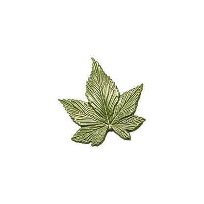 Literature and Art Forest Plant Leaves Brooch Simple and Versatile Niche Pin