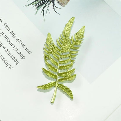 Plant Leaf Simple Temperament Brooch