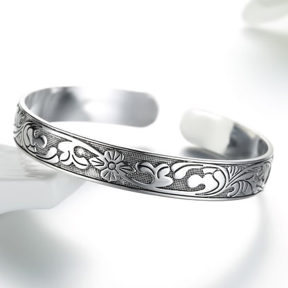 Silver Bracelet Plum Blossom Vine Leaf Fashion Women Silver Plated Bracelet Women