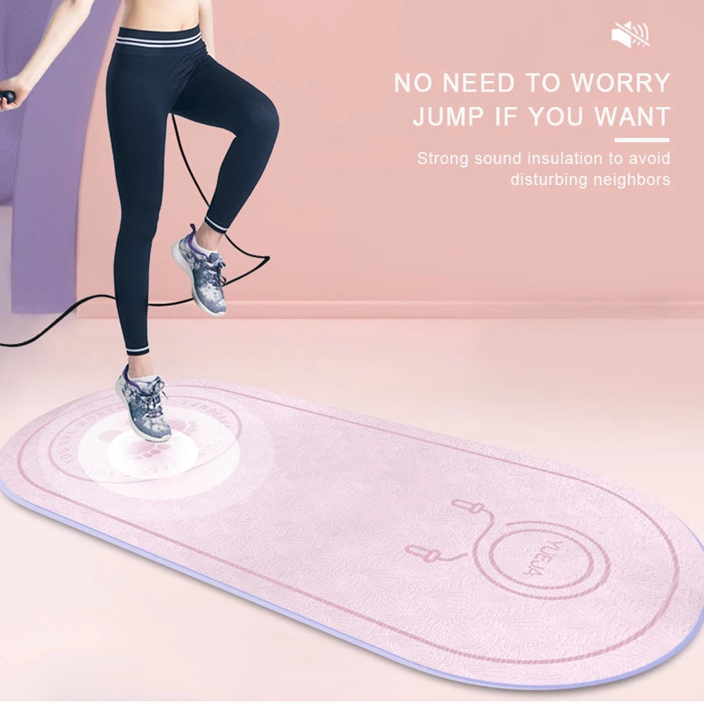 Durable Yoga Mat Exercise Mute High Density Board Yoga Mat