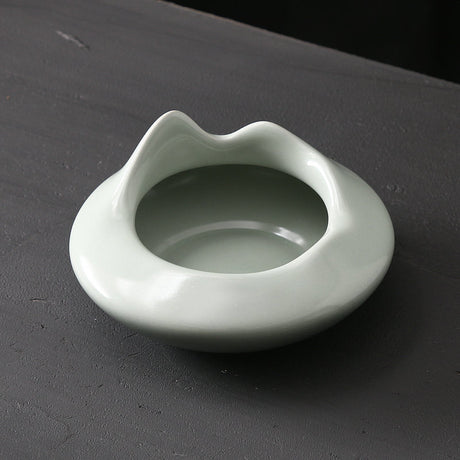 Jianying Creative Ashtray Retro Personality Ceramic Ashtray Home Living Room Office Windproof And Fly Ash Ashtray
