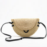 Neuer Stil Stroh gewebter Tasche Schulter Messenger Bag Sattle Bag Raffia