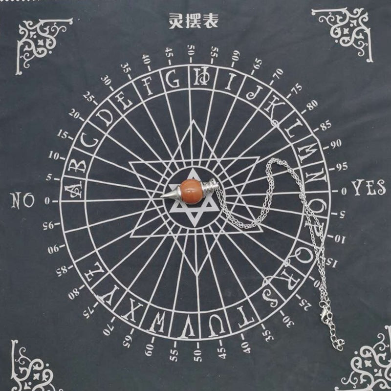 Divination Tarot Cards Pad Tablecloth Magic Pentacle Runes Pendulum Table Cloth-4