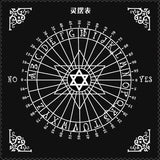 Divination Tarot Cards Pad Tablecloth Magic Pentacle Runes Pendulum Table Cloth-1