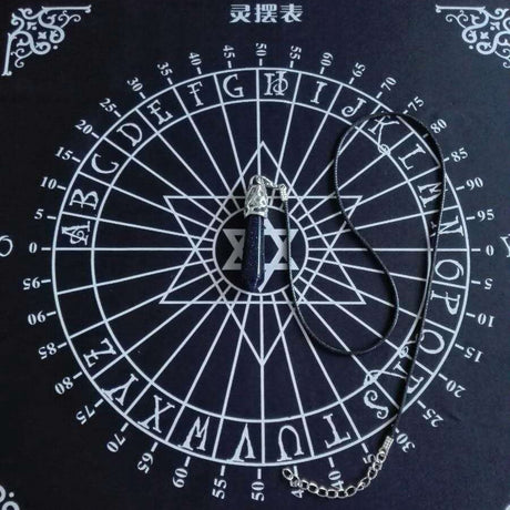 Divination Tarot Cards Pad Tablecloth Magic Pentacle Runes Pendulum Table Cloth