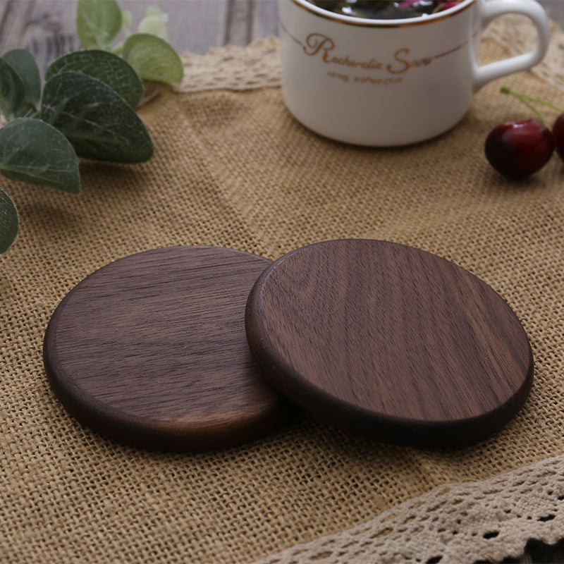 Creative Wooden Tea Cup Holder Beech Insulation Pad